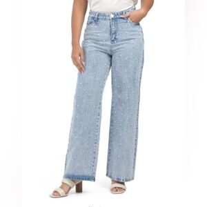 STAMPEDE, Pearl Embelished high rise Jeans, size 34